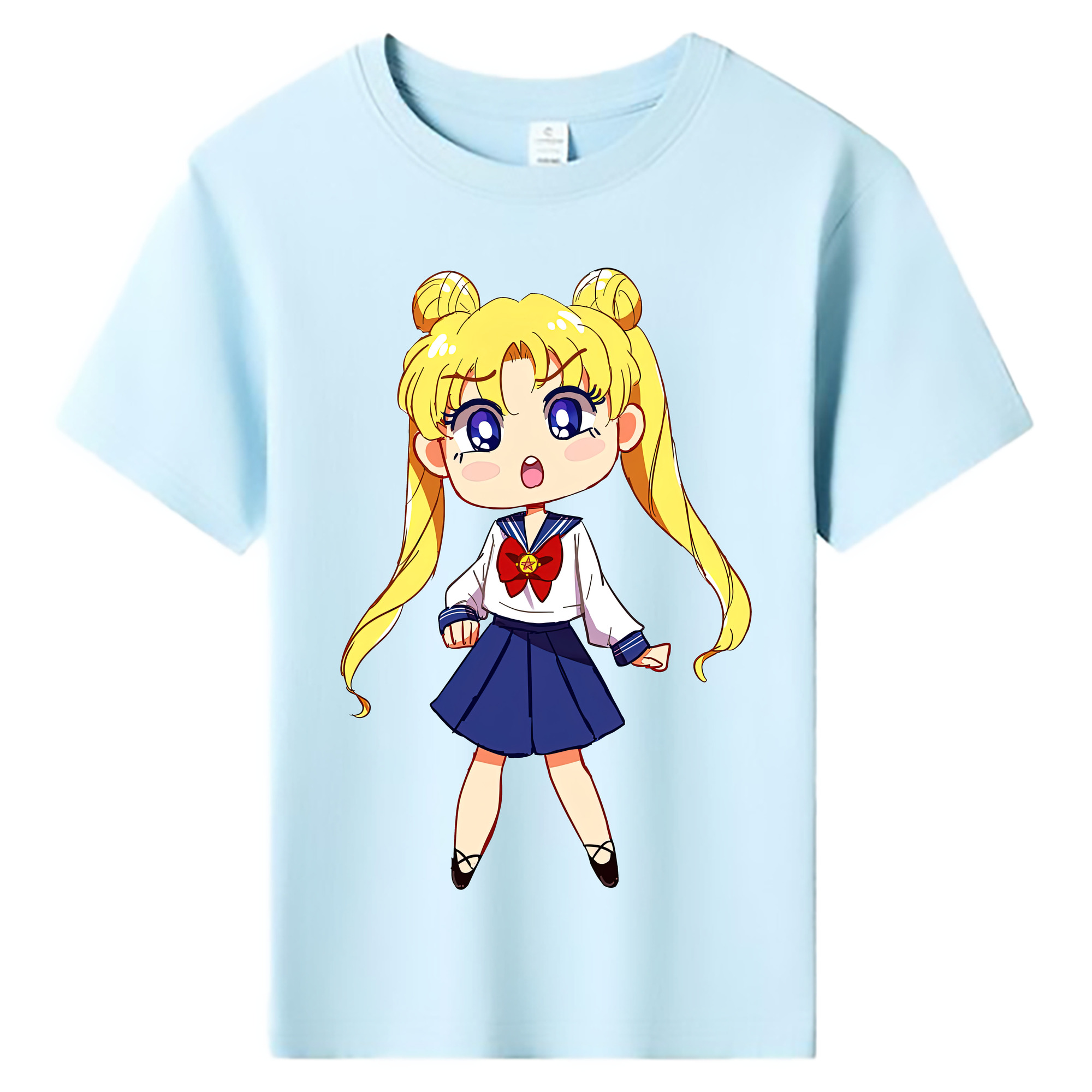 （画像用） 美少女戦士セーラームーン 愛野 美奈子 あいの みなこ Sailor Moon Aino Minako 綿100％キッズTシャツ（フロントプリント）